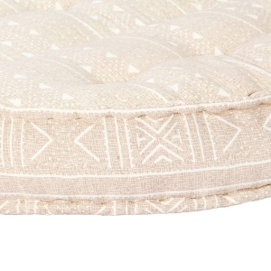 Fotoliu puf, 100 x 20 cm, bej, material textil - Img 5