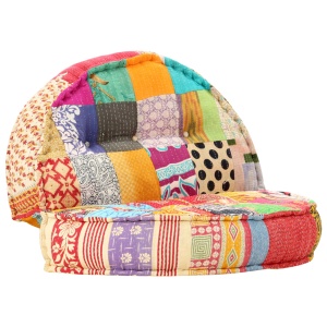 Fotoliu puf, 100 x 20 cm, model petice, material textil - Img 11