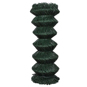 Gard de legătură din plasă, verde, 1 x 25 m, oțel galvanizat - Img 3
