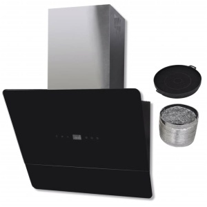 Hotă Sticlă Securizată cu Ecran 600 mm Negru - Img 10