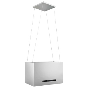 Hotă suspendată insulă LCD senzor tactil 55 cm oțel inoxidabil - Img 4