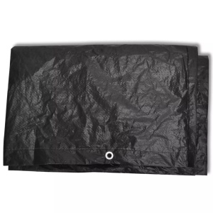 Husă mobilier grădină poliratan 4 persoane, 8 ocheți, 113 x 113 cm - Img 4