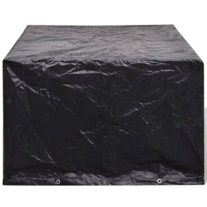 Huse mobilier grădină 2 buc. set poliratan 8 ocheți 113x113 cm - Img 3
