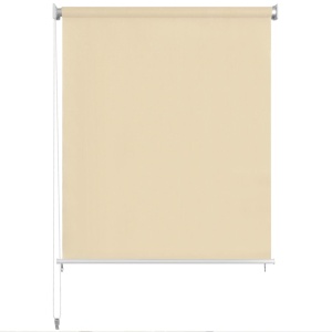 Jaluzea tip rulou de exterior, 100 x 140 cm, crem - Img 3
