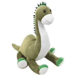 Jucărie dinozaur Brontosaurus, verde, pluș - Img 2
