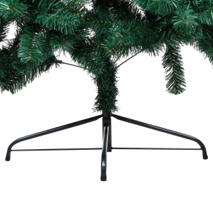 Jumătate pom Crăciun artificial cu suport, verde, 150 cm, PVC - Img 6