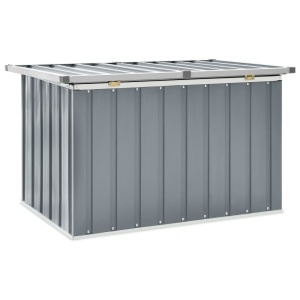 Ladă de depozitare pentru grădină, gri, 109 x 67 x 65 cm - Img 4