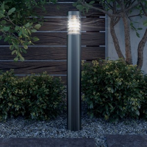 Lampă de exterior din oțel inoxidabil, 10,1 x 80 cm - Img 3