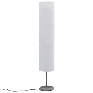 Lampă de podea cu suport, alb, 121 cm E27 - Img 3