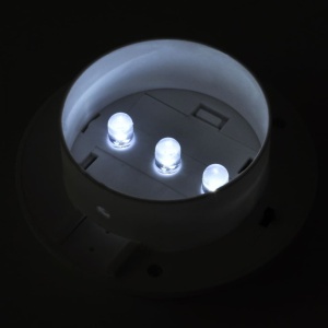 Lampă solară pentru exterior 6 pcs Lumină pentru gard Albă - Img 3
