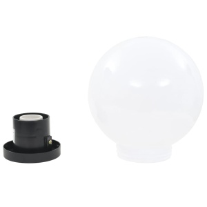 Lămpi bol cu LED 2 buc, sferice, 20 cm, PMMA - Img 8