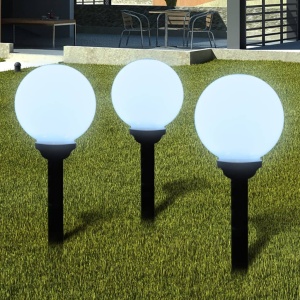 Lămpi de exterior pentru alee LED 6 buc. 20 cm, cu țăruș de sol - Img 2