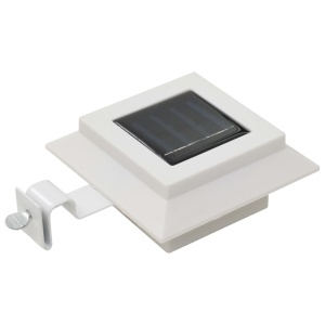 Lămpi solare de exterior cu LED, 6 buc, alb, 12 cm, pătrat - Img 3