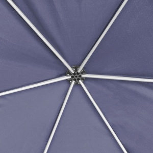 Marchiză hexagonală pliabilă 6 pereți albastru inchis 3,6x3,1 m - Img 2