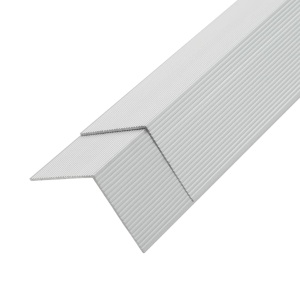 Margini cornier pentru podea 5 buc. argintiu 170 cm aluminiu - Img 2