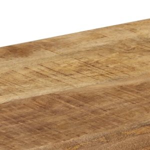 Masă consolă, 120 x 35 x 76 cm, lemn masiv mango & oțel - Img 8