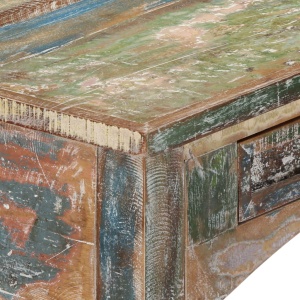 Masă consolă, 120 x 40 x 75 cm, lemn masiv reciclat - Img 5