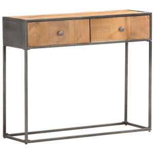 Masă consolă, 90 x 30 x 75 cm, lemn masiv reciclat - Img 10