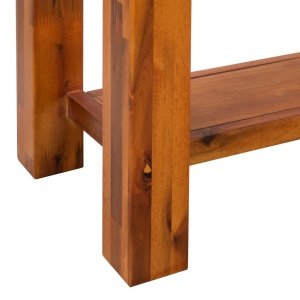 Masă consolă, lemn masiv de acacia, 86 x 30 x 75 cm - Img 6