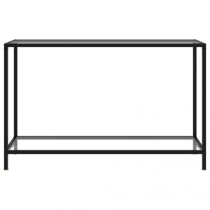 Masă consolă, transparent, 120 x 35 x 75 cm, sticlă securiza - Img 2