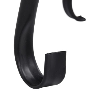 Masă cu vatră de foc, mozaic, negru și alb, 68 cm, ceramică - Img 4