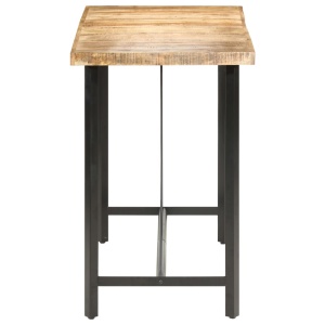 Masă de bar, 180x70x107 cm, lemn de mango nefinisat - Img 3