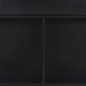 Masă de bar cu 2 blaturi, negru, 130x40x120 cm - Img 2