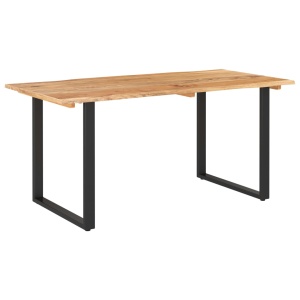 Masă de bucătărie, 160 x 80 x 76 cm, lemn masiv de acacia - Img 2