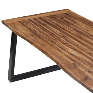 Masă de bucătărie, 180 x 90 cm, lemn masiv de acacia - Img 4