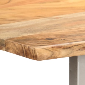 Masă de bucătărie, 180 x 90 x 76 cm, lemn masiv de acacia - Img 8