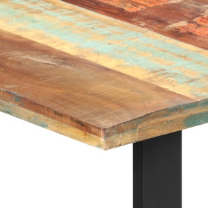 Masă de bucătărie, 180 x 90 x 76 cm, lemn masiv reciclat - Img 8