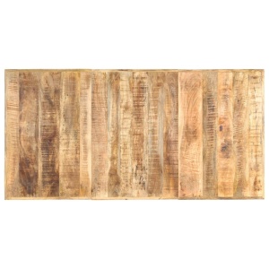 Masă de bucătărie, 180x90x76 cm, lemn masiv de mango nefinisat - Img 4