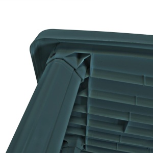 Masă de grădină, verde, 101 x 68 x 72 cm, plastic - Img 4