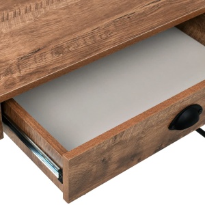 Masă de scris cu sertar, 110 x 55 x 75 cm, culoarea stejarului - Img 5