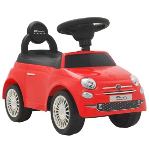 Mașinuță fără pedale Fiat 500 Roșu