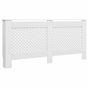 Măști de calorifer, 2 buc., alb, 172 x 19 x 81,5 cm, MDF - Img 3