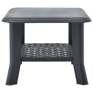 Măsuță de cafea, antracit, 90 x 60 x 46 cm, plastic - Img 4