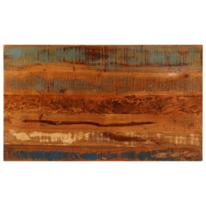 Măsuță de cafea cu raft, 100 x 60 x 35 cm, lemn masiv reciclat - Img 8