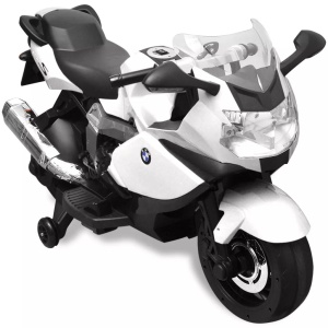 Motocicletă electrică pentru copii BMW 283, 6V, alb - Img 7