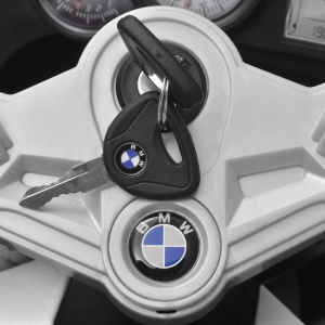Motocicletă electrică pentru copii BMW 283, 6V, alb - Img 3