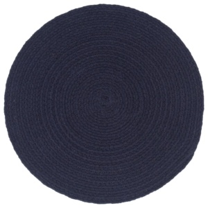 Naproane, 6 buc., bleumarin, 38 cm, bumbac, rotund - Img 2