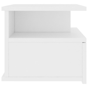 Noptiere suspendate, 2 buc., alb, 40 x 31 x 27 cm, PAL - Img 7