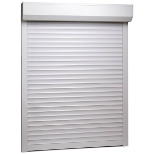 Oblon rulant, alb, 110 x 130 cm, aluminiu
