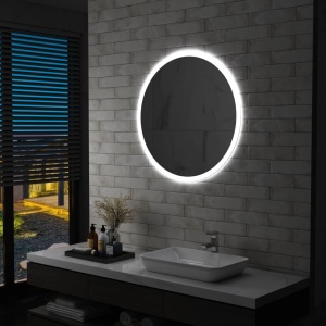 Oglindă cu LED de baie, 80 cm