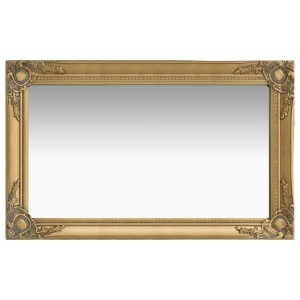 Oglindă de perete in stil baroc, auriu, 50 x 80 cm - Img 2