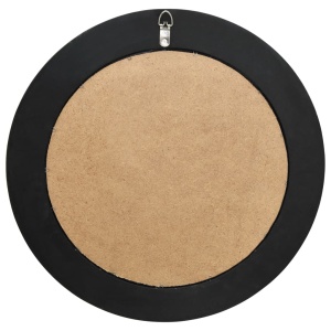 Oglindă de perete in stil baroc, negru, 50 cm - Img 4
