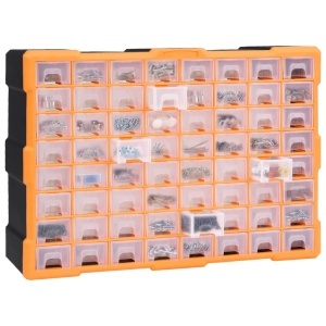 Organizator cu 64 de sertare, 52 x 16 x 37,5 cm - Img 2