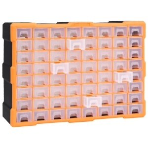Organizator cu 64 de sertare, 52 x 16 x 37,5 cm - Img 6