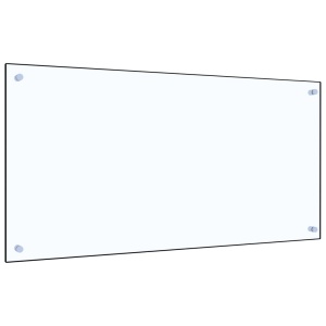 Panou antistropi bucătărie transparent 100x50cm sticlă securiz. - Img 2