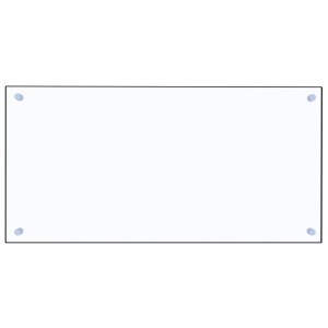 Panou antistropi bucătărie transparent 80x40 cm sticlă securiz. - Img 3